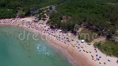 天堂海滩，美丽的海滩，世界各地美妙的海滩，格鲁马里海滩，巴西里约热内卢